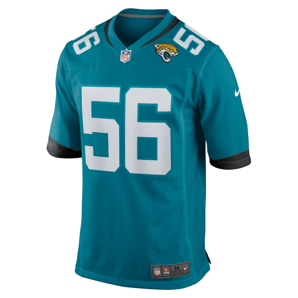 Yasir Abdullah Jacksonville Jaguars Team Game Jersey - Teal | Nike for sale