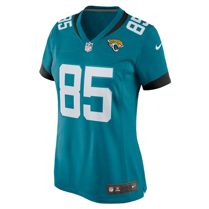 Brenton Strange Jacksonville Jaguars Women's Team Game Jersey - Teal | Nike online