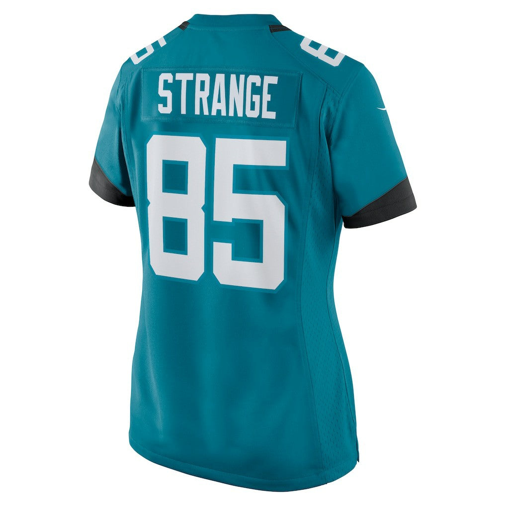 Brenton Strange Jacksonville Jaguars Women's Team Game Jersey - Teal | Nike online