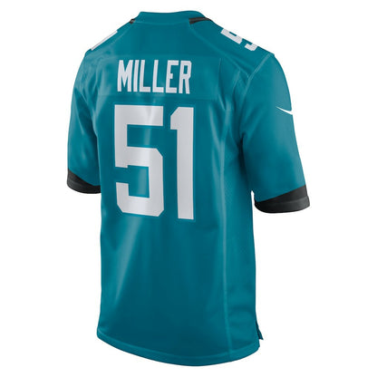 Ventrell Miller Jacksonville Jaguars Game Jersey - Teal | Nike discount