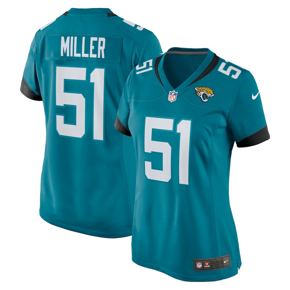 Ventrell Miller Jacksonville Jaguars Women's Game Jersey - Teal | Nike on sale
