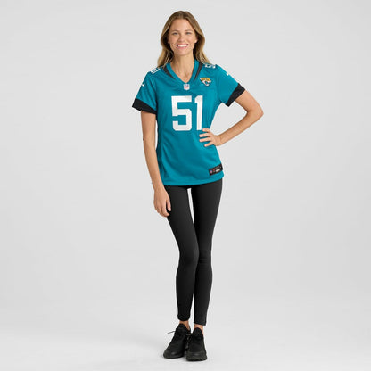 Ventrell Miller Jacksonville Jaguars Women's Game Jersey - Teal | Nike on sale