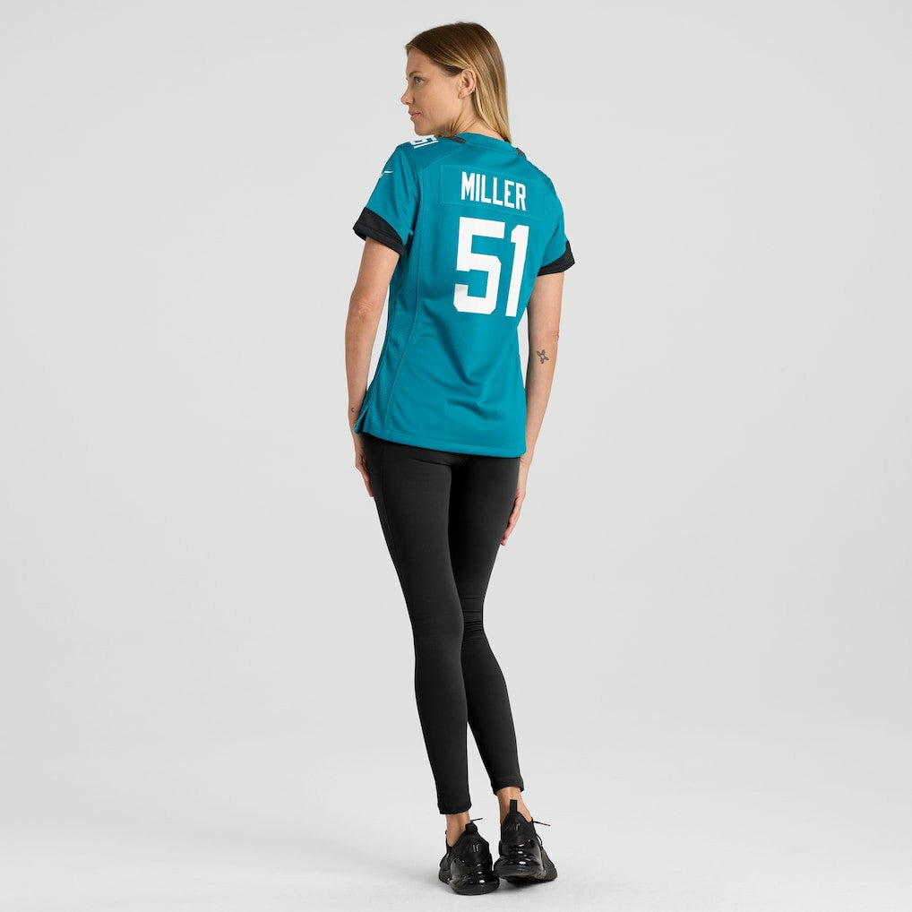 Ventrell Miller Jacksonville Jaguars Women's Game Jersey - Teal | Nike on sale