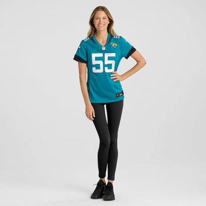 Dequan Jackson Jacksonville Jaguars Women's Game Jersey - Teal | Nike cheap