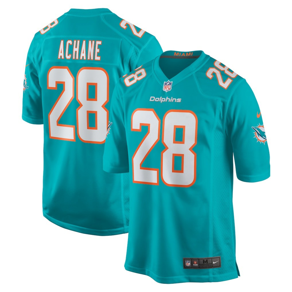 Devon Achane Miami Dolphins Player Game Jersey - Aqua | Nike outlet