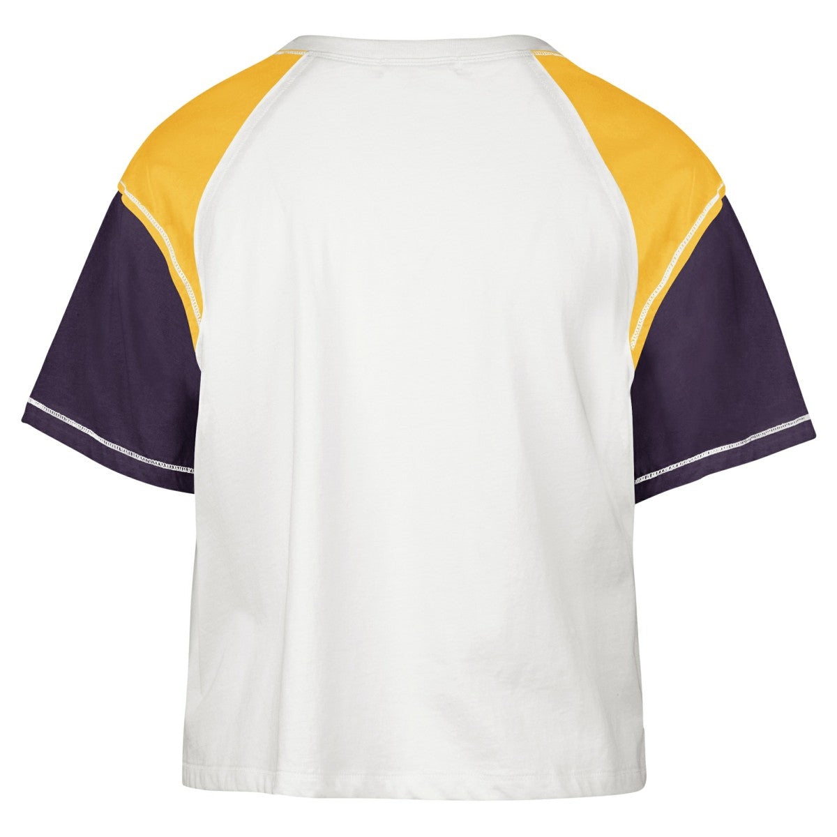 Los Angeles Lakers '47 Women's Premier Raglan Cropped T-Shirt - Cream | 47 brand sale