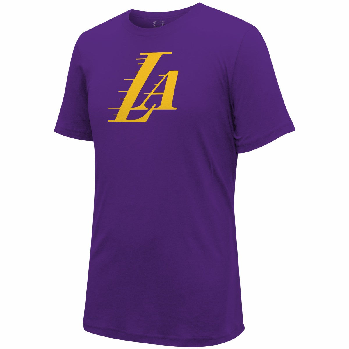 Los Angeles Lakers Stadium Essentials Unisex Primary Logo T-Shirt - Purple for sale