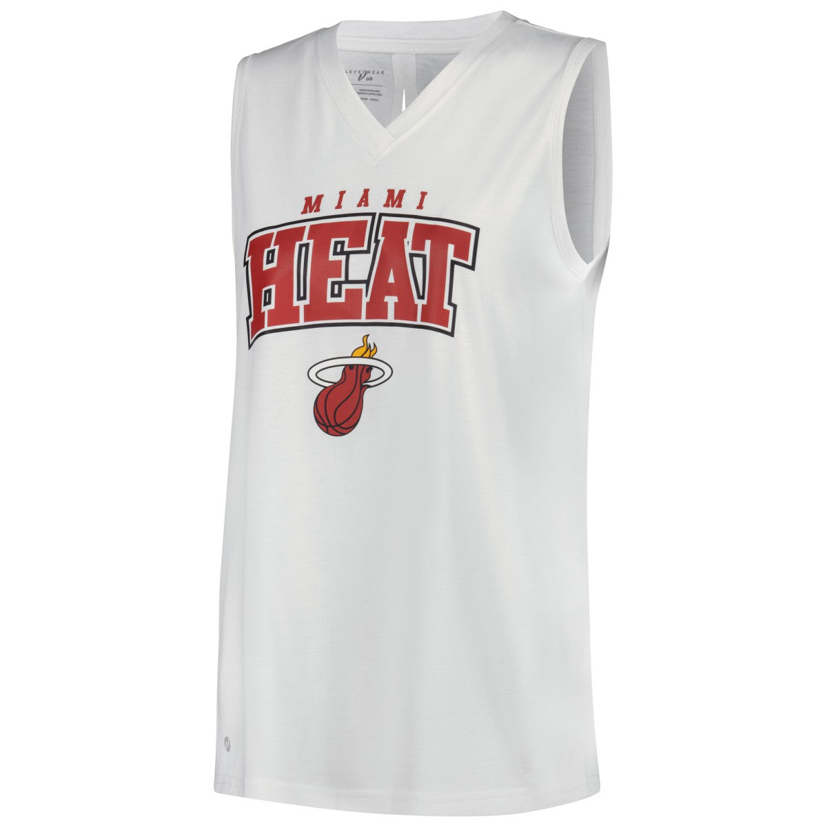Miami Heat Levelwear Women's Paisley Peekaboo Tank Top - White cheap