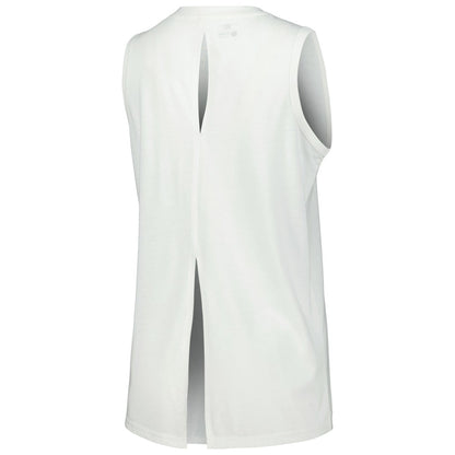 Milwaukee Bucks Levelwear Women's Paisley Peekaboo Tank Top - White sale