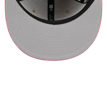 Chicago Bulls 2024 NBA Draft 59FIFTY Fitted Hat - Tan/Red | New Era for sale