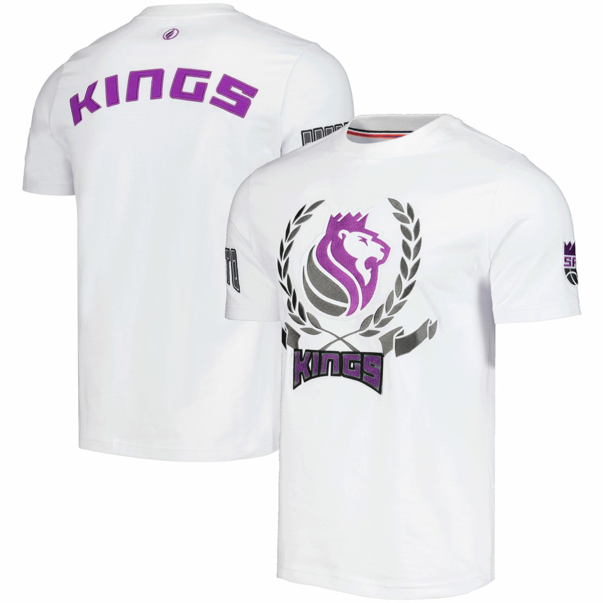 Sacramento Kings FISLL Unisex Heritage Crest T-Shirt - White cheap