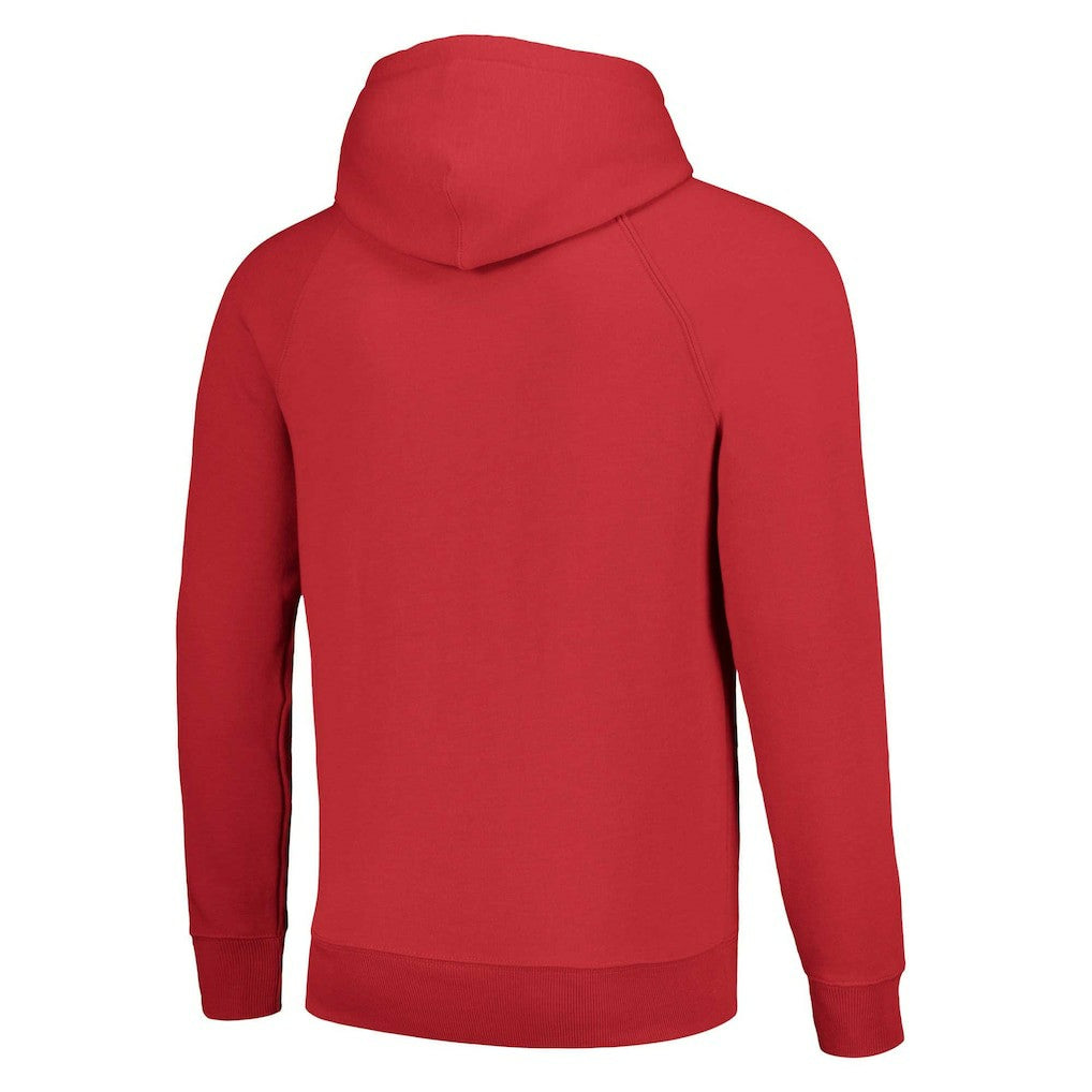 Kansas City Chiefs Homage Unisex Holiday Raglan Tri-Blend Pullover Hoodie - Red outlet