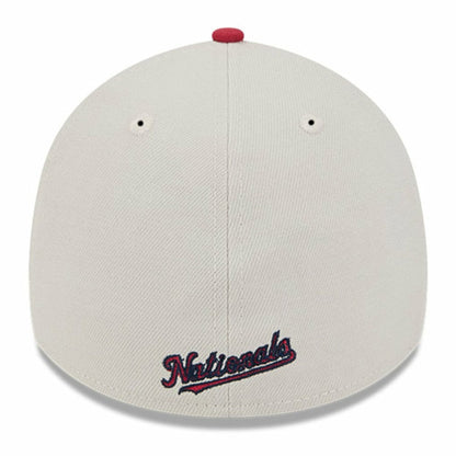 Washington Nationals 2024 Fourth of July 39THIRTY Flex Hat - Khaki/Red | New Era