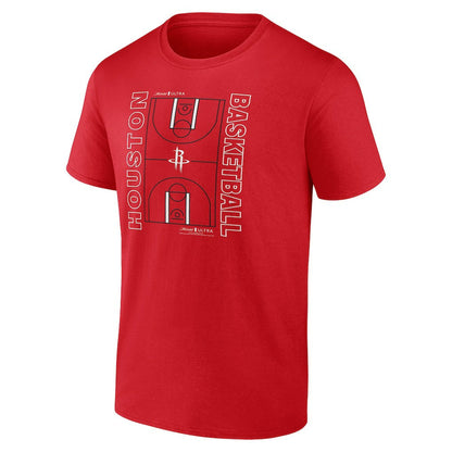 Houston Rockets Michelob Ultra Full Court T-Shirt - Red on sale