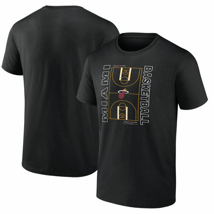 Miami Heat Michelob Ultra Full Court T-Shirt - Black outlet