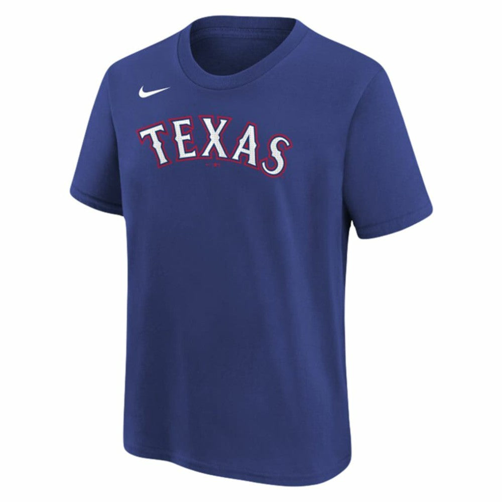 Josh Jung Texas Rangers Youth Name & Number T-Shirt - Royal | Nike