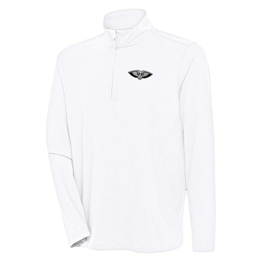 New Orleans Pelicans Antigua Hunk Quarter-Zip Top - White online