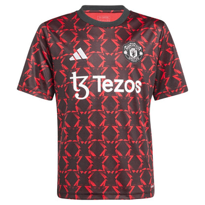 Manchester United Youth 2024/25 Pre-Match Top - Black | Adidas online