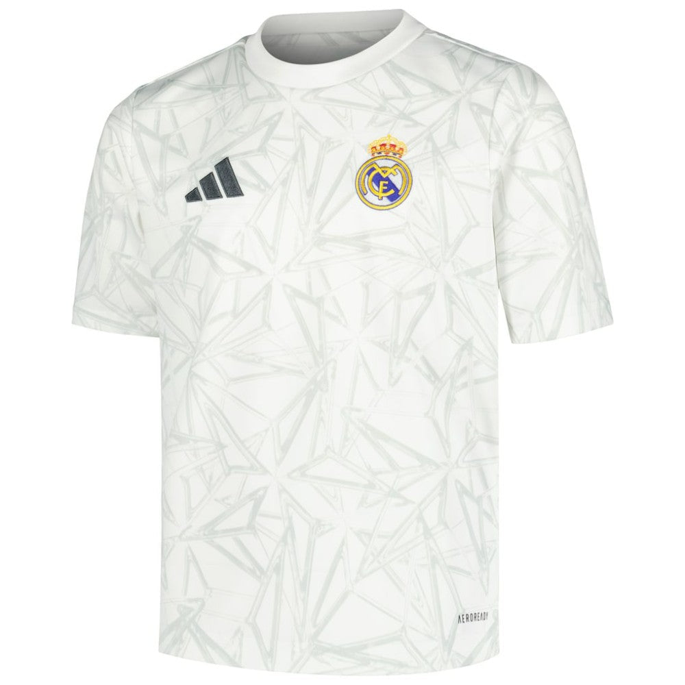 Real Madrid Youth 2024/25 Pre-Match Top - White | Adidas outlet