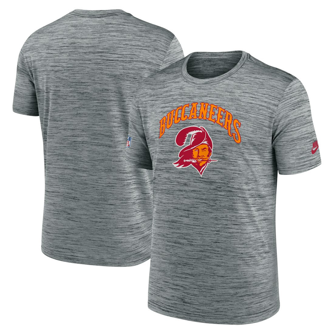 Tampa Bay Buccaneers Sideline Velocity Throwback Logo Dri-FIT T-Shirt - Gray | Nike for sale