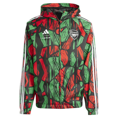 Arsenal x Labrum London 2024/25 Seasonal Full-Zip Hoodie Windbreaker - Black | Adidas sale
