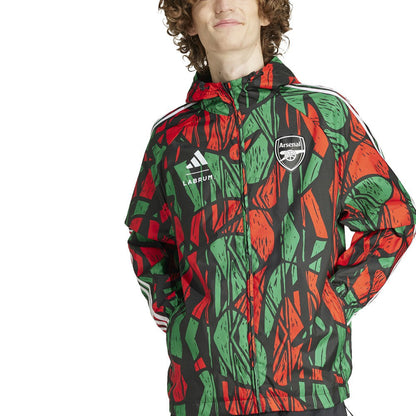 Arsenal x Labrum London 2024/25 Seasonal Full-Zip Hoodie Windbreaker - Black | Adidas sale