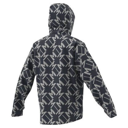 Manchester United 2024/25 Half-Zip Hoodie Windbreaker Jacket - Charcoal | Adidas outlet
