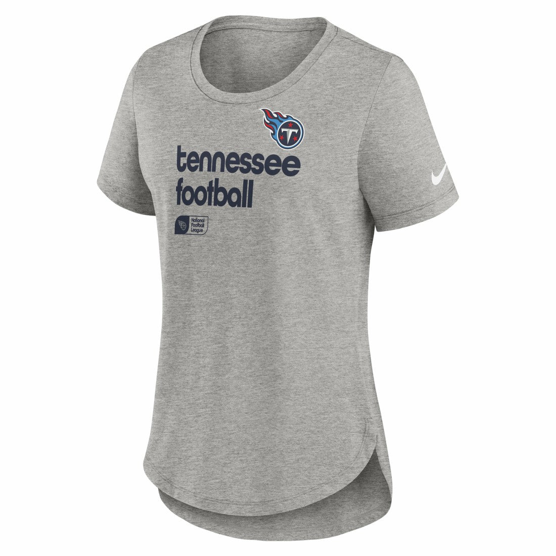 Tennessee Titans Women's Team Shout Out Tri-Blend T-Shirt - Heather Gray | Nike on sale