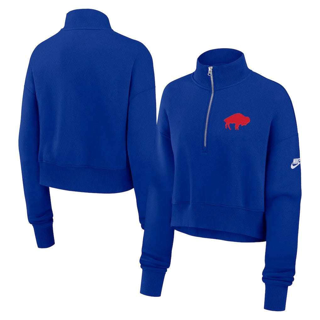Buffalo Bills Women's Rewind Phoenix Half-Zip Sweatshirt - Royal | Nike sale
