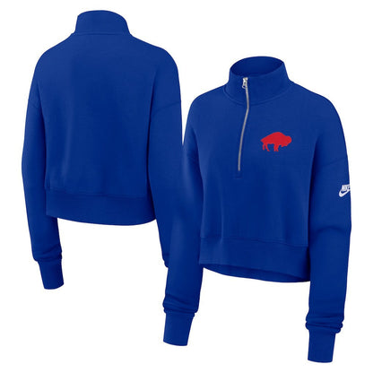 Buffalo Bills Women's Rewind Phoenix Half-Zip Sweatshirt - Royal | Nike sale