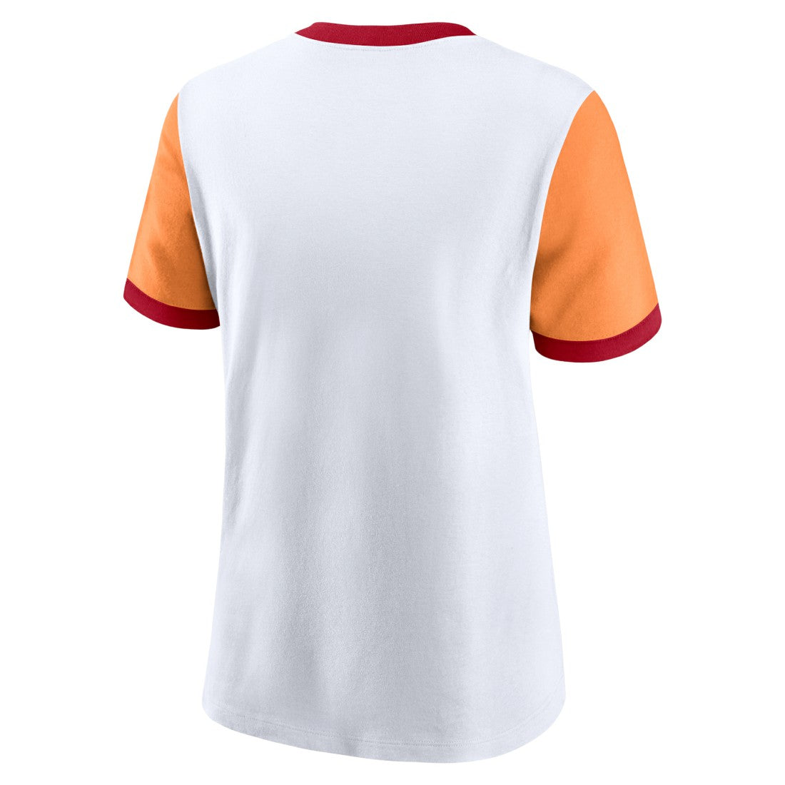 Tampa Bay Buccaneers Women's Rewind Ringer T-Shirt - White/Orange | Nike sale