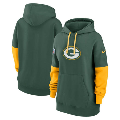 Green Bay Packers Women's Sideline Essential Hoodie - Green | Nike cheap