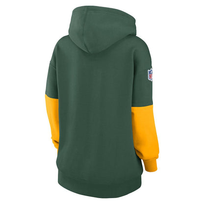 Green Bay Packers Women's Sideline Essential Hoodie - Green | Nike cheap
