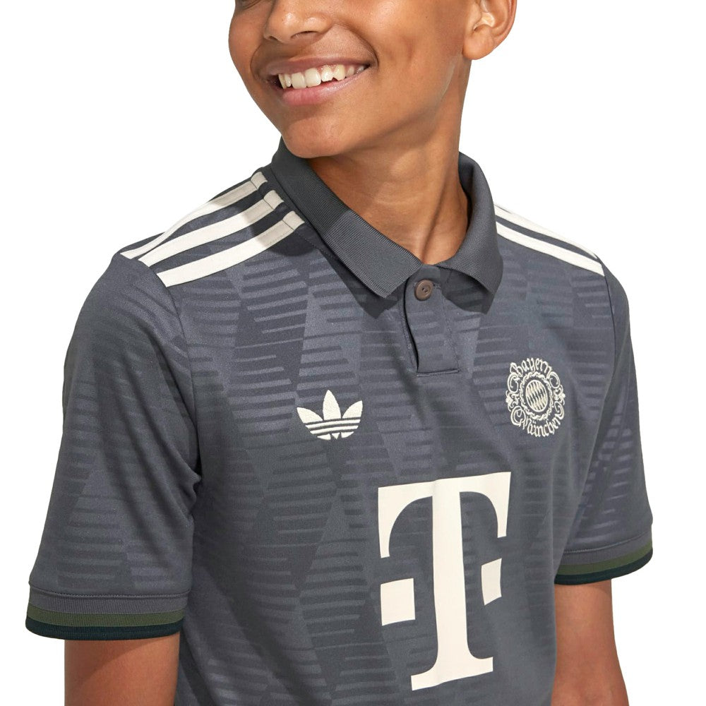 Bayern Munich Youth 2024/25 Wiesn Replica Jersey - Gray | Adidas online