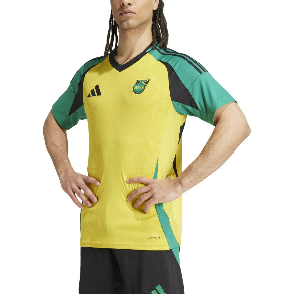 Jamaica National Team 2024 Home Replica Jersey - Yellow | Adidas on sale