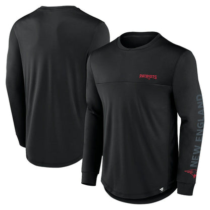 New England Patriots Blackout Long Sleeve T-Shirt - Black for sale