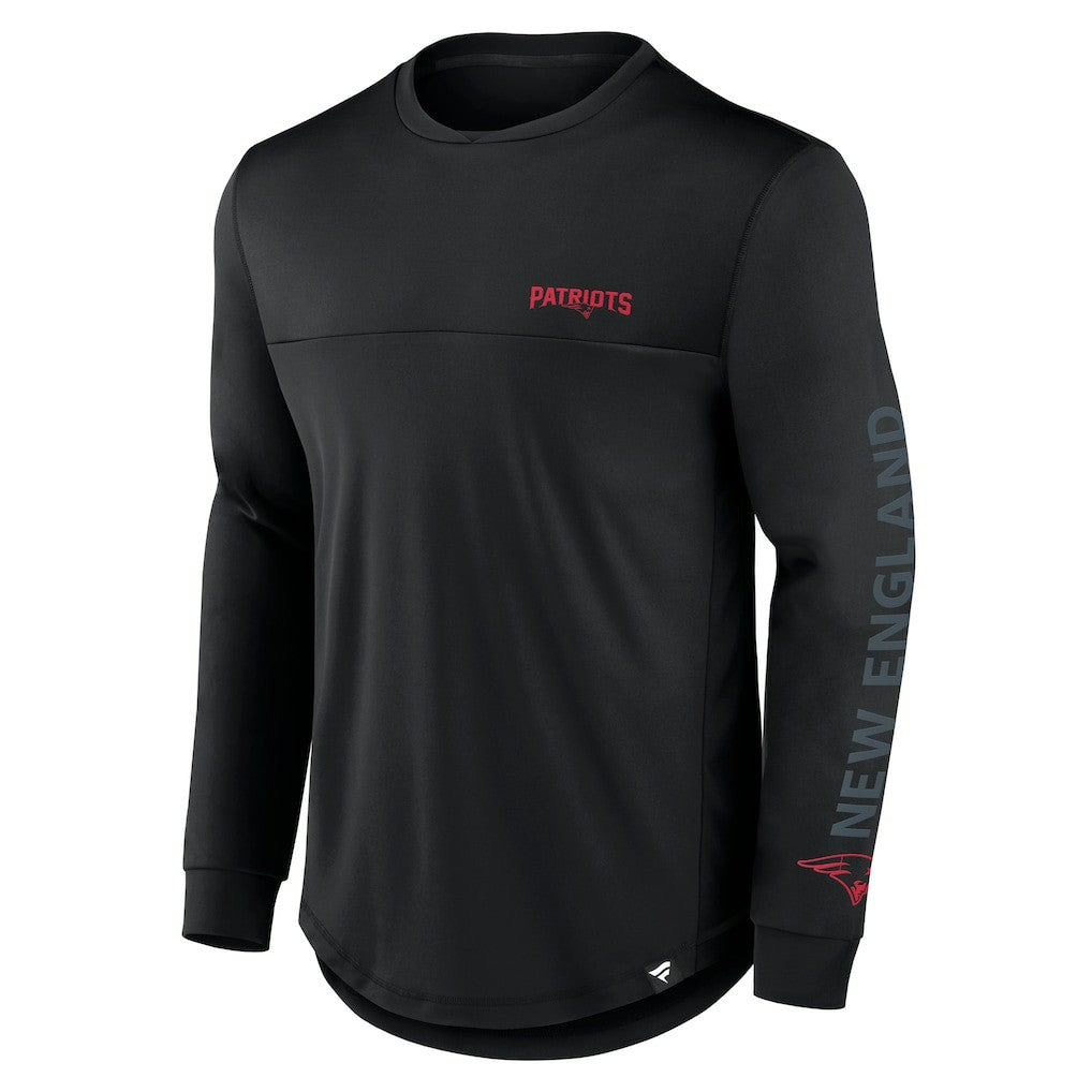 New England Patriots Blackout Long Sleeve T-Shirt - Black for sale