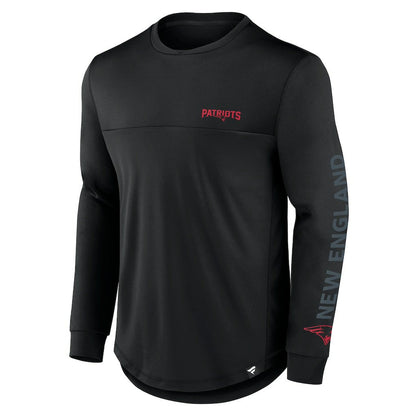 New England Patriots Blackout Long Sleeve T-Shirt - Black for sale