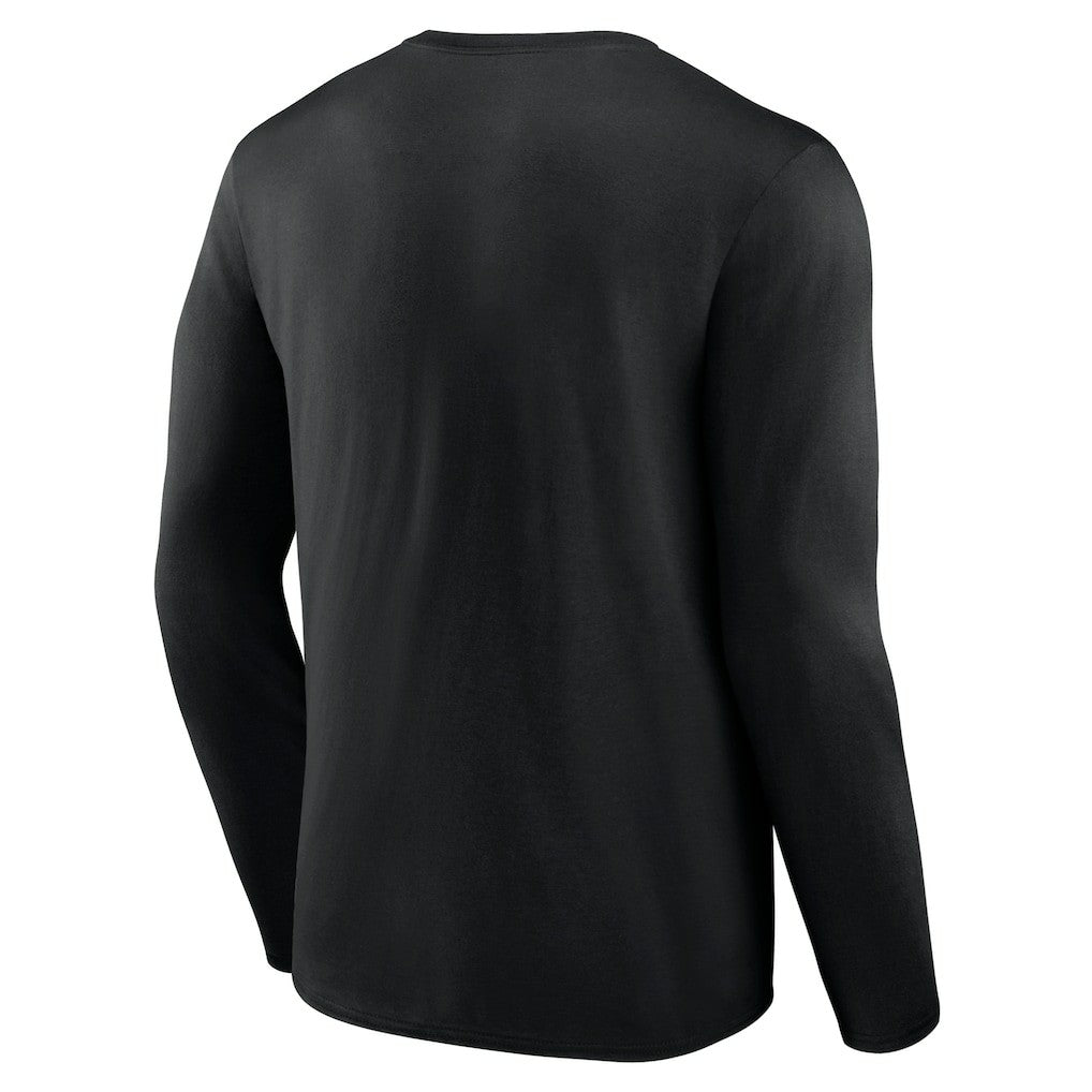 Las Vegas Raiders Stat Sheet Long Sleeve T-Shirt - Black cheap