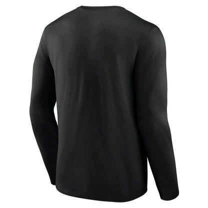 Las Vegas Raiders Stat Sheet Long Sleeve T-Shirt - Black cheap