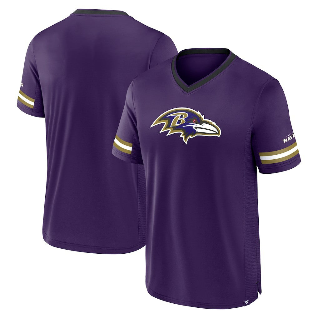 Baltimore Ravens Stripe Stacking T-Shirt - Purple sale