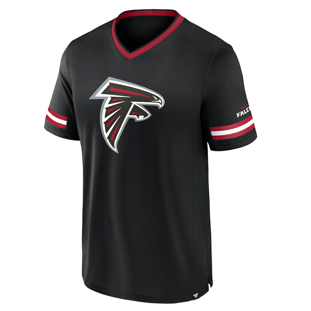 Atlanta Falcons Stripe Stacking T-Shirt - Black sale