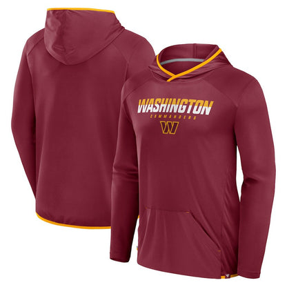 Washington Commanders Transitional Defender Hoodie Long Sleeve T-Shirt - Burgundy cheap