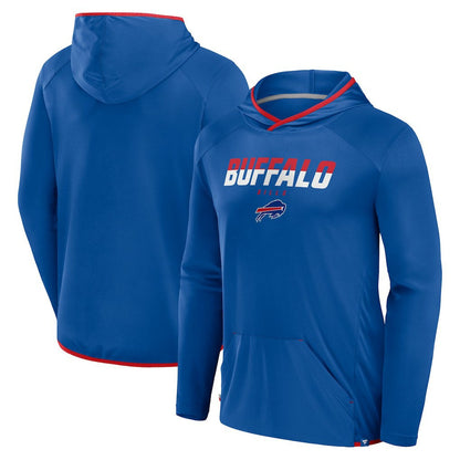 Buffalo Bills Transitional Defender Hoodie Long Sleeve T-Shirt - Royal discount