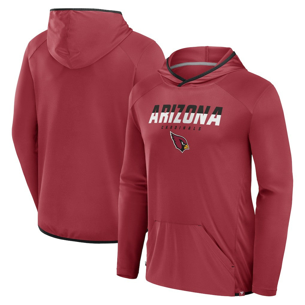 Arizona Cardinals Transitional Defender Hoodie Long Sleeve T-Shirt - Cardinal sale