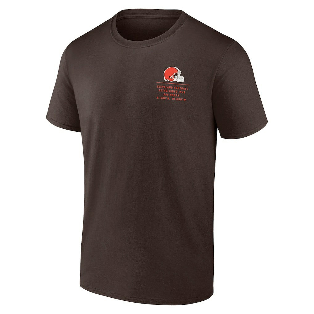 Cleveland Browns Repeat Stats T-Shirt - Brown for sale