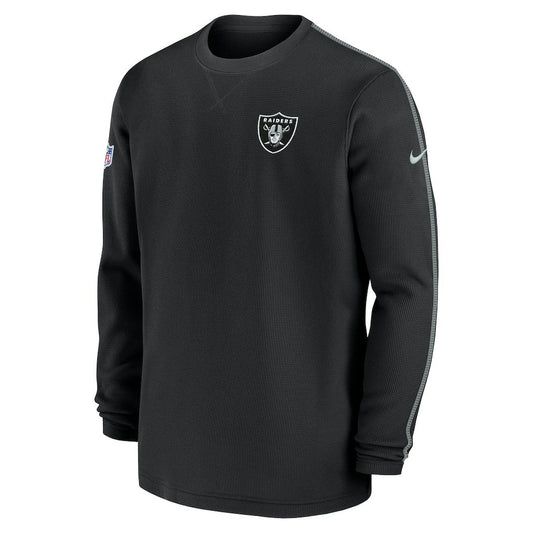 Las Vegas Raiders 2024 Sideline Coaches Long Sleeve Top - Black | Nike for sale
