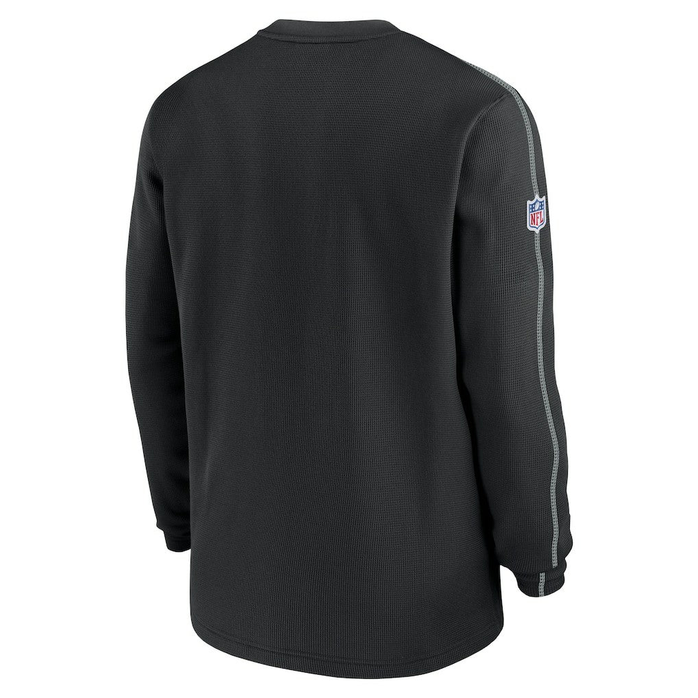 Las Vegas Raiders 2024 Sideline Coaches Long Sleeve Top - Black | Nike for sale