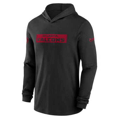 Atlanta Falcons 2024/25 Sideline Performance Long Sleeve Hoodie T-Shirt - Black | Nike discount