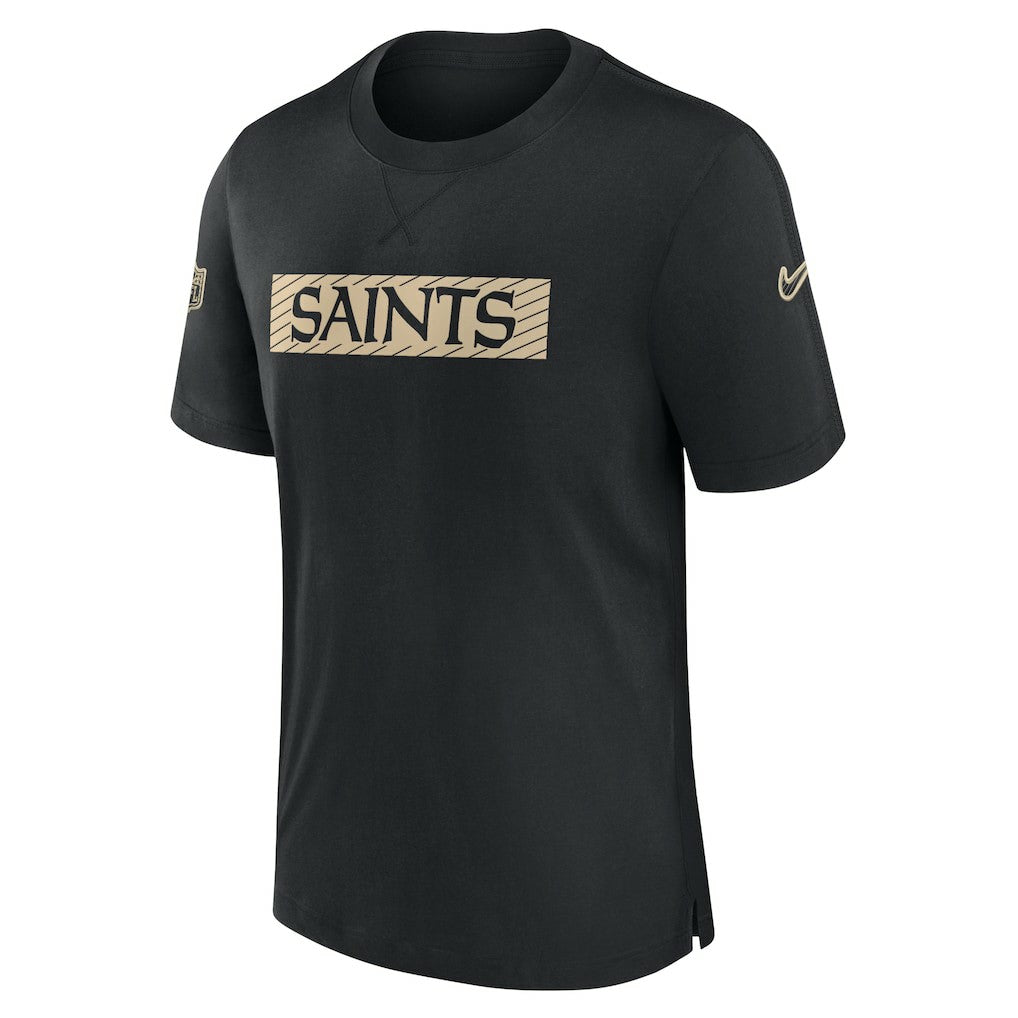 New Orleans Saints Sideline Player Performance T-Shirt - Black | Nike sale